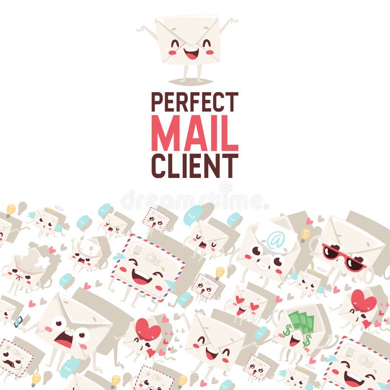 Mail envelope vector mailed post emoticon mailing lovely message letter kawaii email character backdrop emailing royalty free illustration Mail envelope vector mailed post emoticon mailing lovely message letter kawaii email character backdrop emailing royalty free illustration