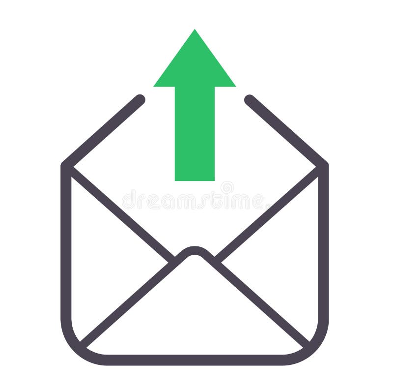 Mail icon vector symbol stock vector. Illustration of isolated 79942536