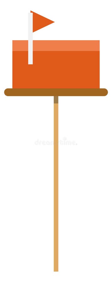 Pictogramă culoare cutie poștală. căsuță poștală sau căsuță poștală vector illustration