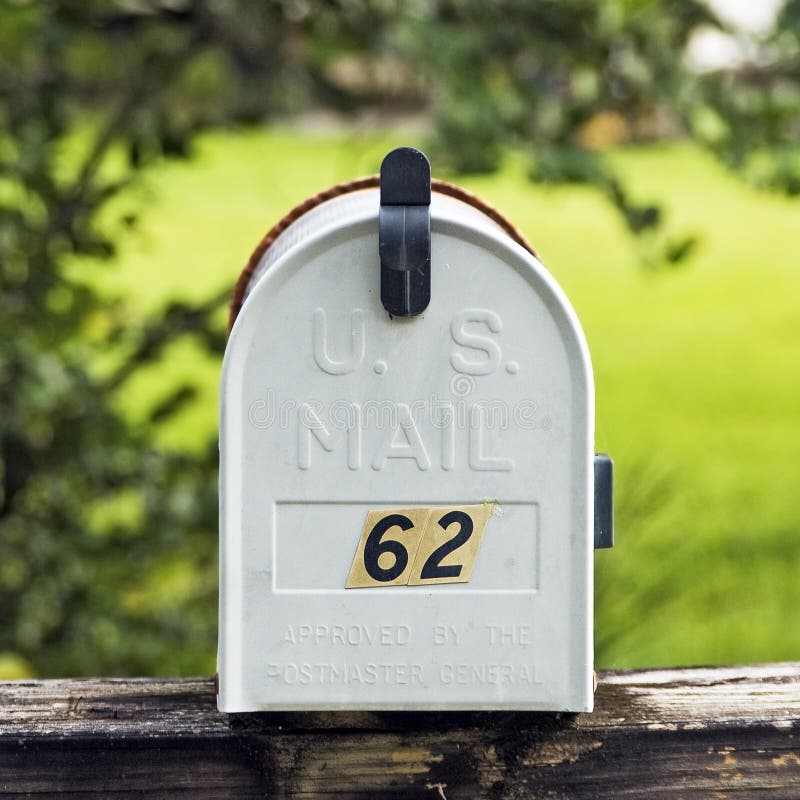 Mailbox in the Country Side stock image