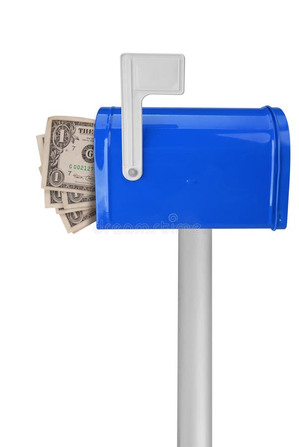 Money in the mailbox stock photo. Image of freedom, buying 9404074