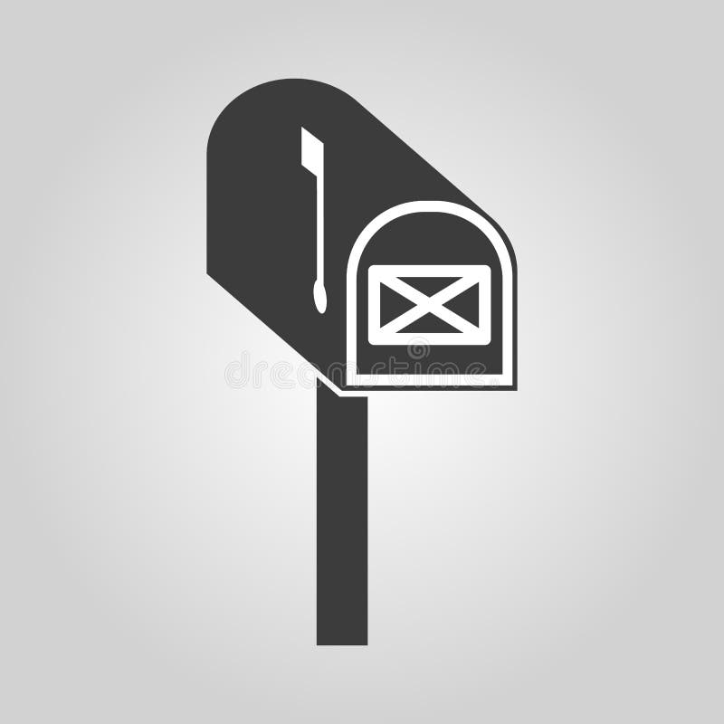 The Mailbox Icon. Mail, Postal, Post Office Symbol Stock Vector Illustration of sending