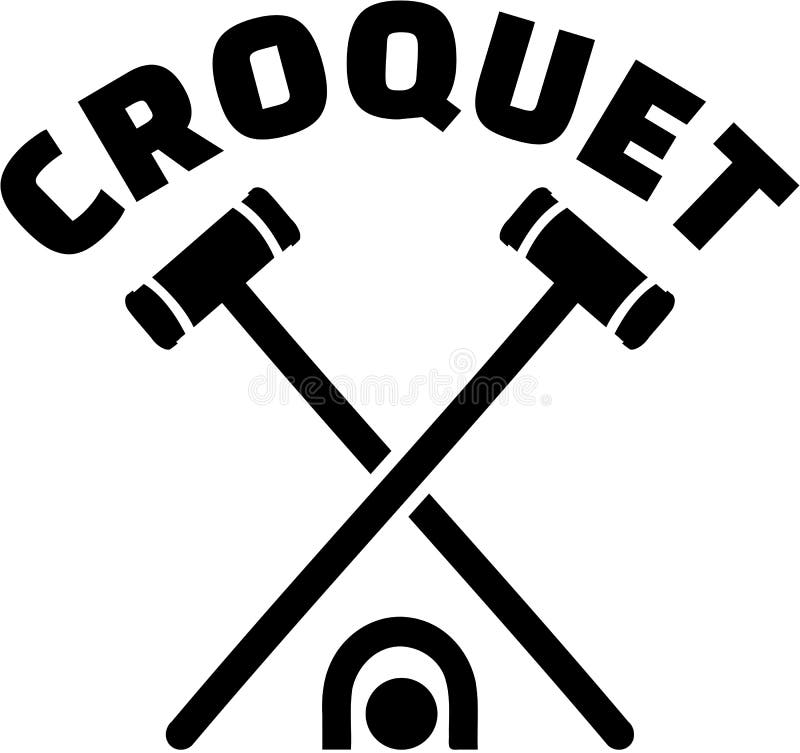Vecteur De Pictogramme De Croquet Illustration Stock Illustration du