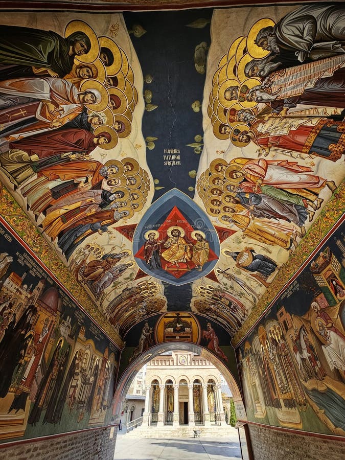 Main entrance of Antim Ivireanul Monastery in Bucharest