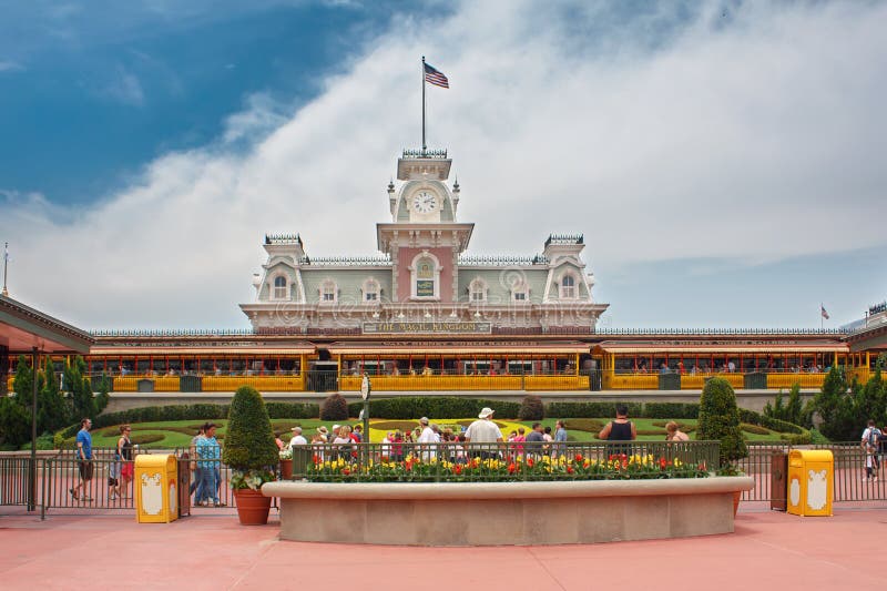 Main Entrance of Magic Kingdom of Disney Editorial Image - Image of