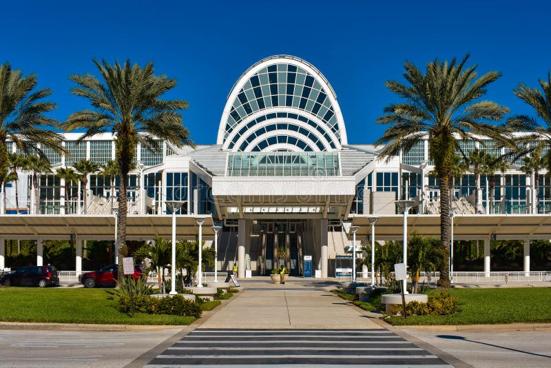 Main Entrance of Orlando Convention Center at International Drive Area
