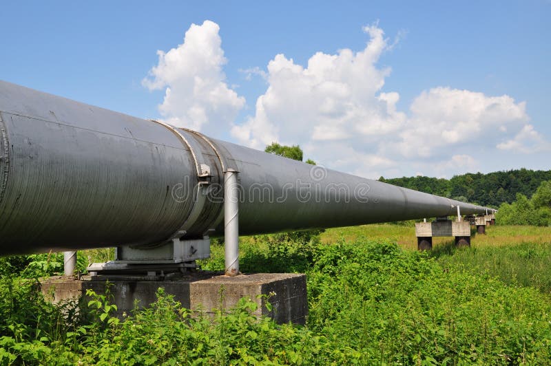 The main gas pipeline of a high pressure