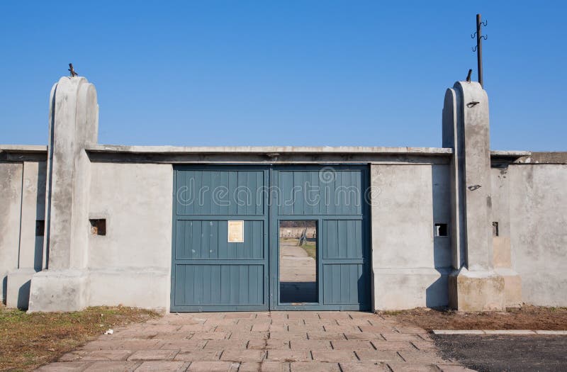 Main gates of the concentration camp