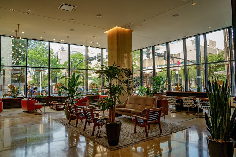Main Lobby of Fairlane Hotel in Nashville. Editorial Image Image of