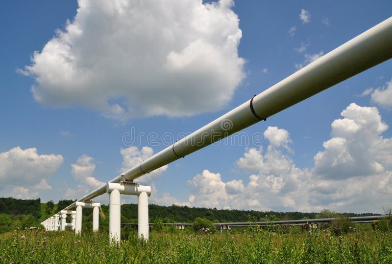 The main oil pipeline of a high pressure