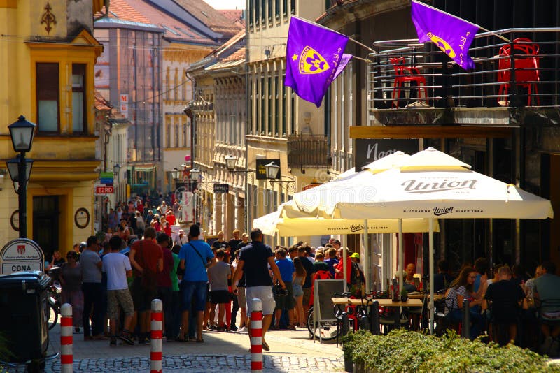 Gosposka Street, Maribor, Slovenia Editorial Stock Image - Image of  tickets, street: 99169189