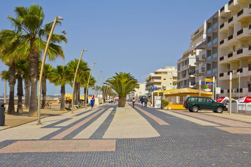 Main Street in Quarteira