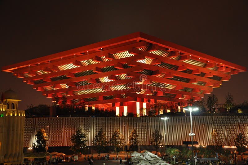 Main structure of the China Pavilion