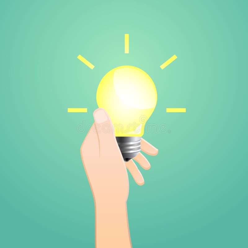 Ampoule de doigts de main illustration stock. Illustration du dessin