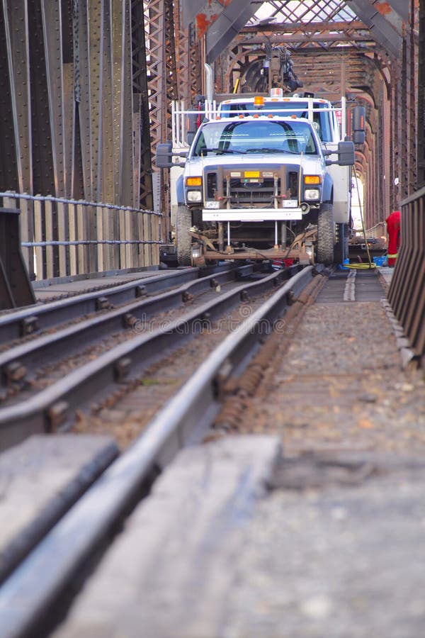 Canadian National Railway Maintenance Vehicle Editorial Image Image