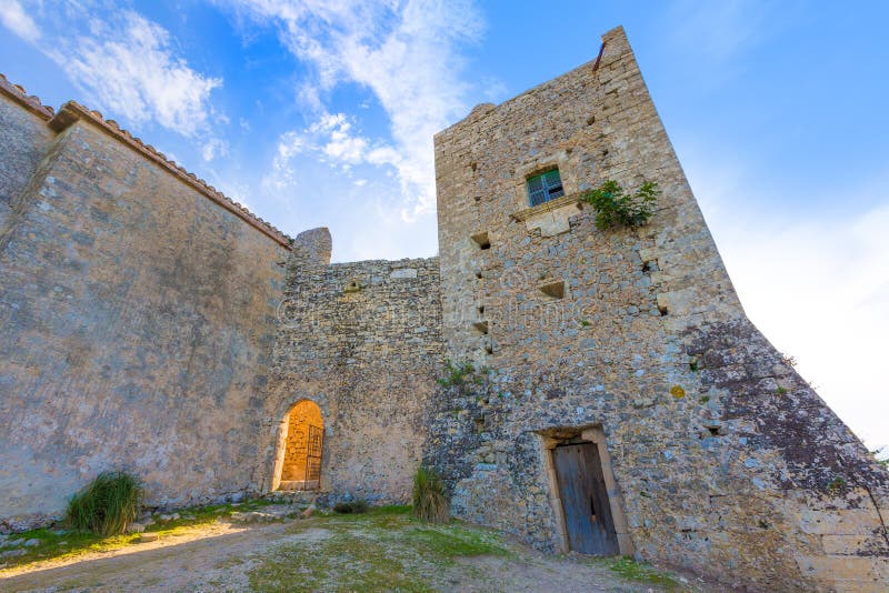 Maiorca Puig de Maria PollencaSanctuary Mallorca fotografia stock Maiorca Puig de Maria PollencaSanctuary Mallorca fotografia stock