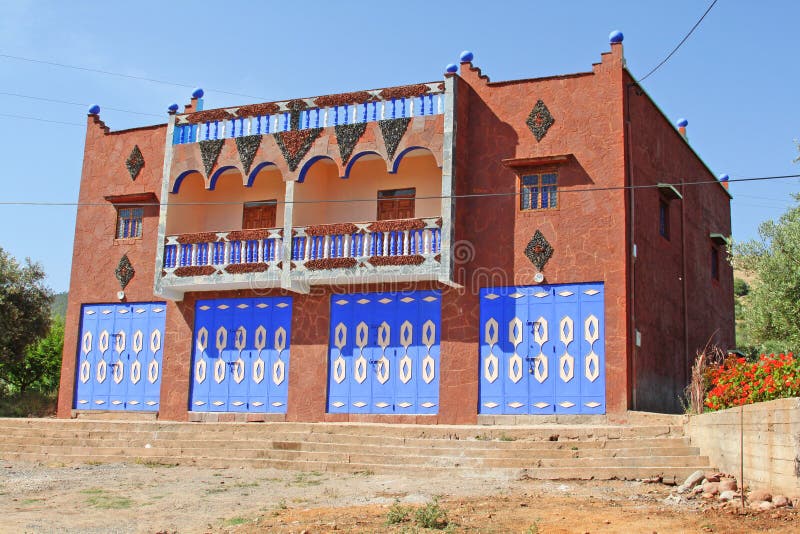 Maison Arabe au Maroc image libre de droits Maison Arabe au Maroc image libre de droits