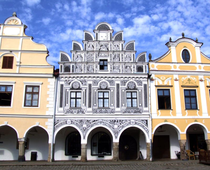 Maison baroque peinte