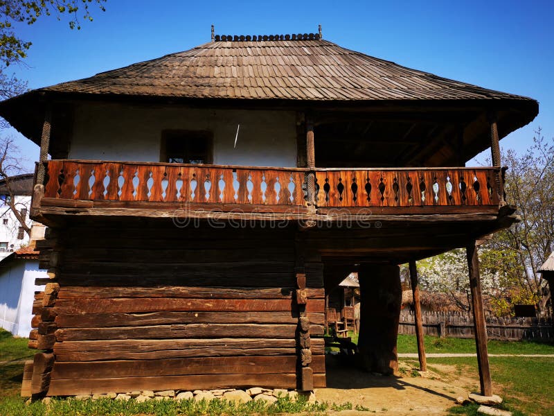Maison de ferme - yard int?rieur photos stock Maison de ferme - yard int?rieur photos stock