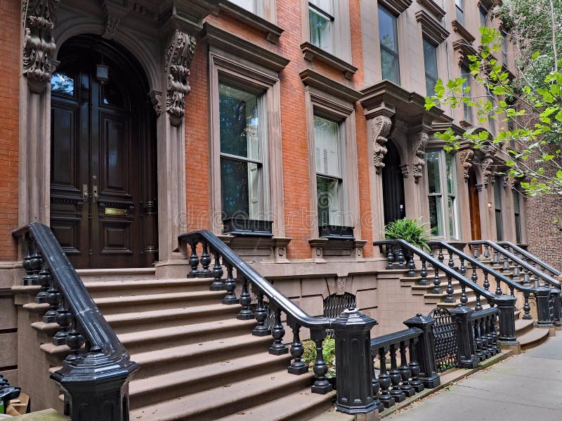 Maison de grès de New York photos stock Maison de grès de New York photos stock
