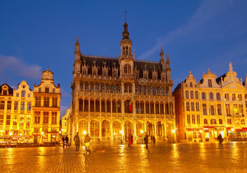 Maison du Roi, Bruselas fotografía de archivo Maison du Roi, Bruselas fotografía de archivo