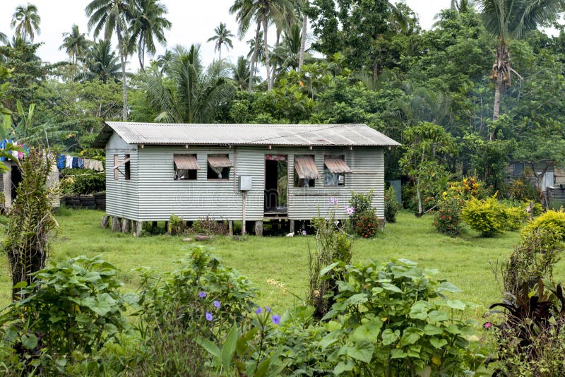 Maison et jardin de Fijiam photos stock Maison et jardin de Fijiam photos stock