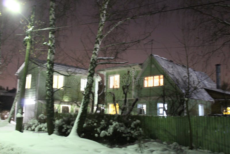 Maison russe d'hiver images libres de droits Maison russe d'hiver images libres de droits