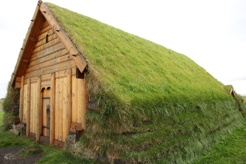 Maison Traditionnelle De Viking En Islande Photo stock Image du viking, bois 59696988