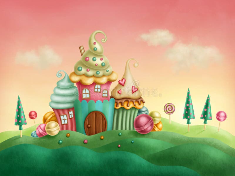Maisons d'imagination illustration de vecteur Maisons d'imagination illustration de vecteur
