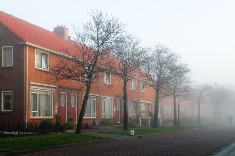 Maisons en terrasse hollandaises photo stock Maisons en terrasse hollandaises photo stock