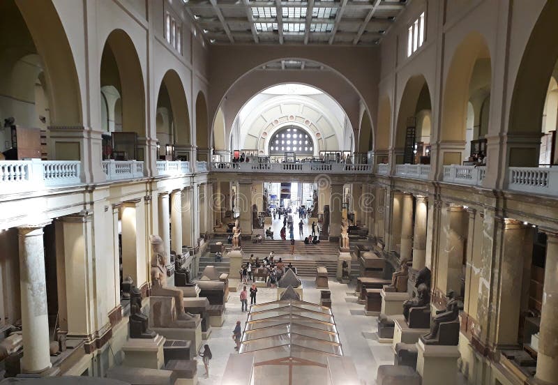 Maj 4, 2019, egyptiskt museum, Kairo, Egypten, Afrika