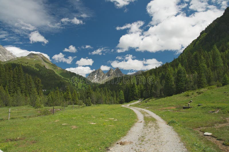 Majestic alpine landscape