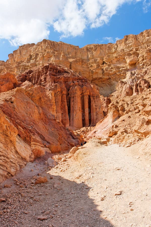 Majestic Amram pillars rocks in the desert