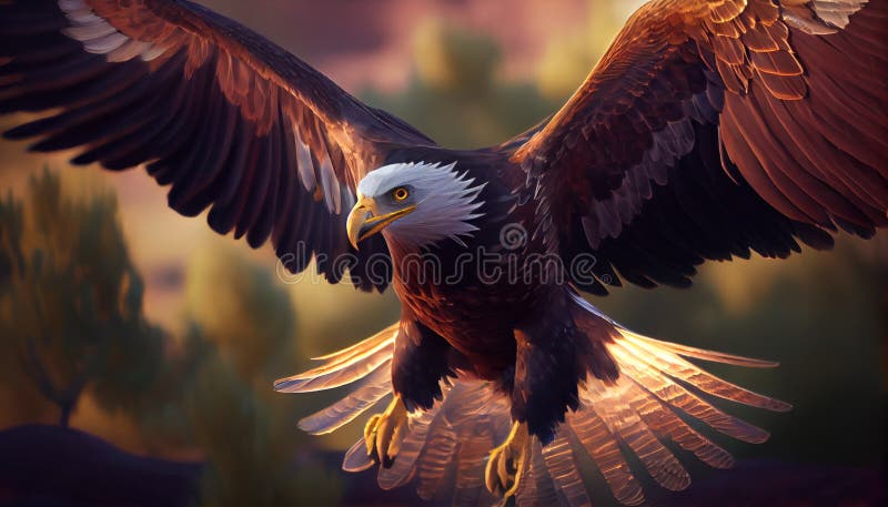 3D Bald Eagle Wallpaper