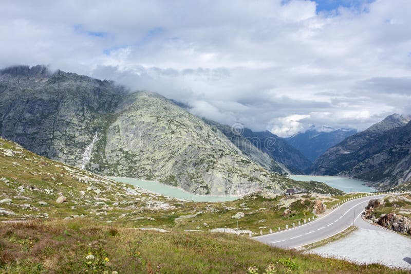 Majestic Beautiful Mountains View On Swiss Alps Beauty Of Fresh Green Nature Switzerland Stock Majestic Beautiful Mountains View On Swiss Alps Beauty Of Fresh Green Nature Switzerland Stock