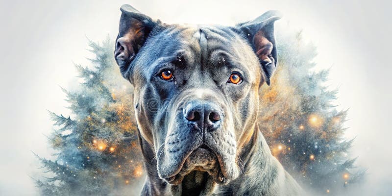Cane Corso Dog Breed - Majestic Italian Mastiff Portrait Pet Cane Corso Dog Breed - Majestic Italian Mastiff Portrait Pet