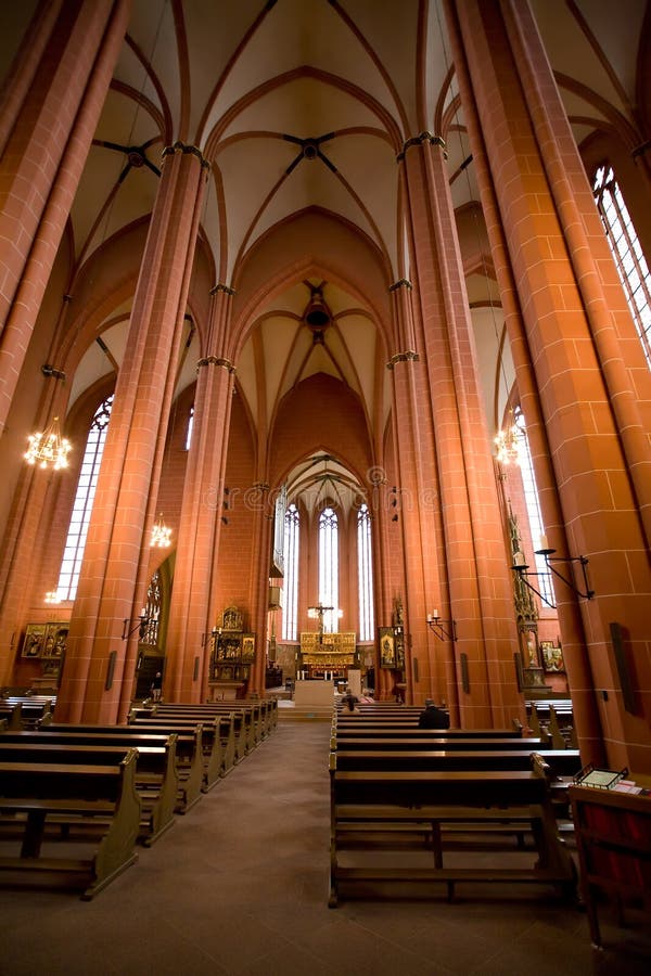 Majestic cathedral interior