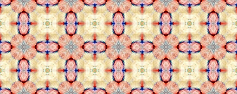 Majestic Floral Tile. Mexican Mosaic Design. Mottled Floral Border. Red, White Seamless Tile Japanese Geometric. Elegant Geo Pattern. Tile Japanese Geometric royalty free stock image Majestic Floral Tile. Mexican Mosaic Design. Mottled Floral Border. Red, White Seamless Tile Japanese Geometric. Elegant Geo Pattern. Tile Japanese Geometric royalty free stock image