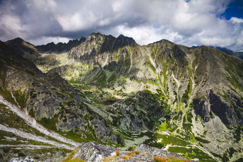 Majestic mountain landscape. The Tatras, Slovakia.