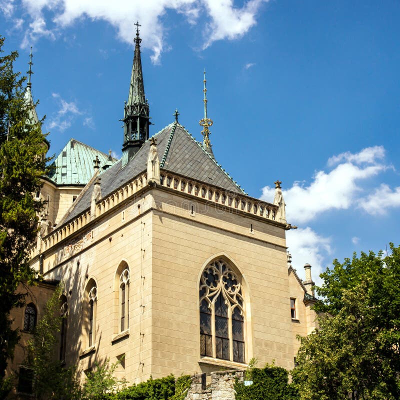 Majestic old castle in Bojnice, Slovakia