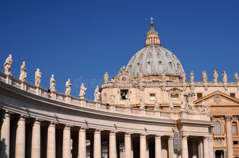 Majestic St. Peter s Basilica in Rome, Vatican, Italy