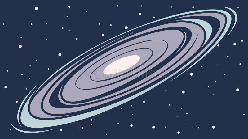 Majestyczna galaktyka spiralna symbolizująca kosmiczne cuda i konstrukcję wektora ogromu Generative AI ilustracja wektor