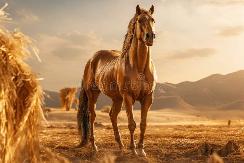 Majestäst på golden vete under solglöd. foto från kommersiella studion för webbplatser. arkivfoto