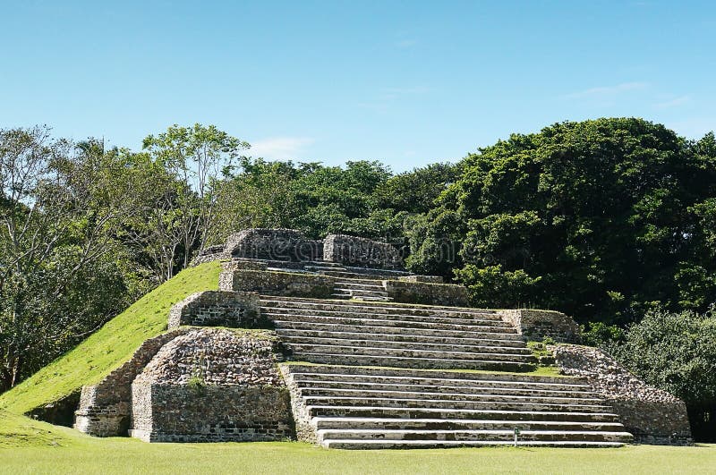 Majskie ruiny Belize, Meksyk fotografia stock Majskie ruiny Belize, Meksyk fotografia stock