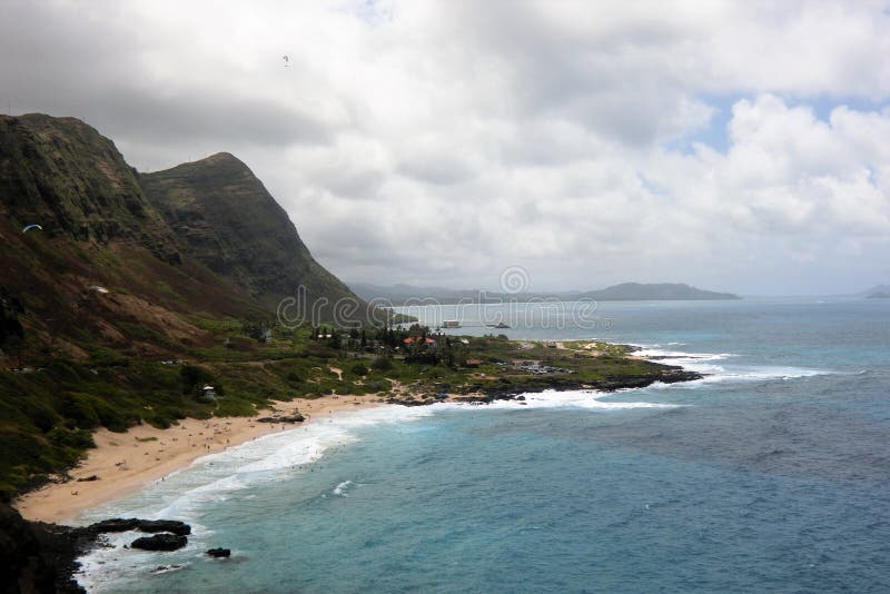 Makapu-` u Strand bei Oahu Hawaii USA lizenzfreie stockbilder Makapu-` u Strand bei Oahu Hawaii USA lizenzfreie stockbilder