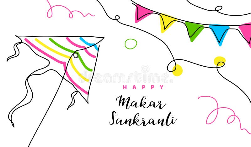 Makar Sankranti Watercolor Illustration 🪁 | Watercolor illustration, Easy  drawings, Art pages