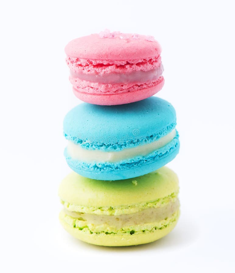 Makaroons stock photo. Image of colored, stack, cake - 46159222