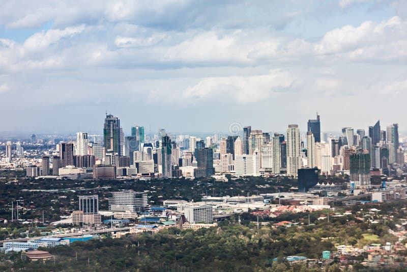 Makati Linia horyzontu zdjęcia royalty free Makati Linia horyzontu zdjęcia royalty free