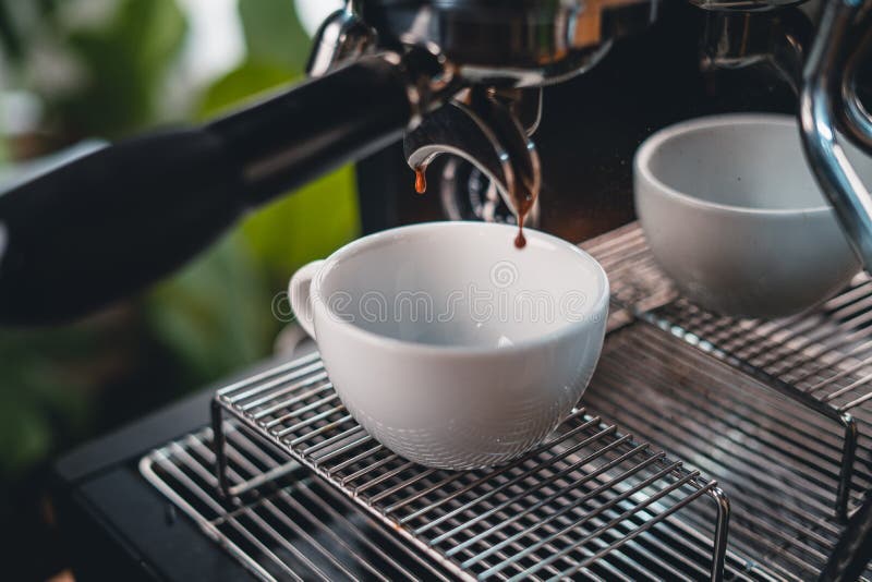Make Coffee from the Machine at Home Stock Image Image of espresso