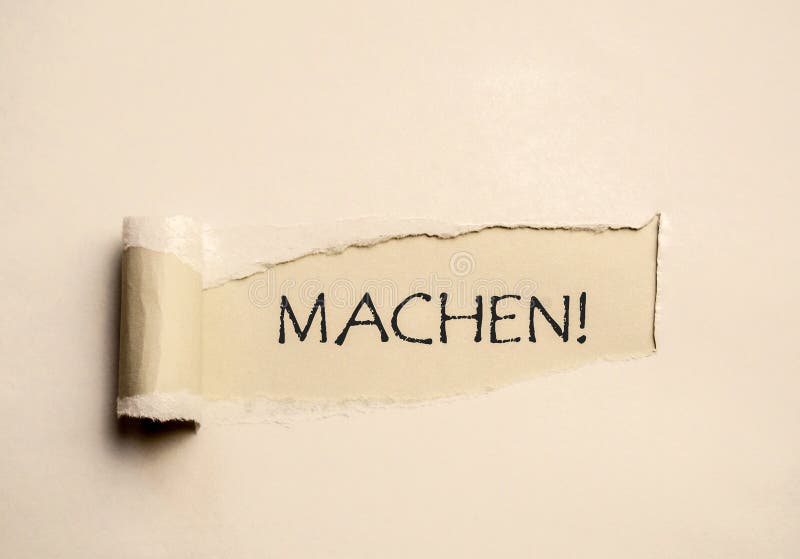 Make Paper in German royalty free stock photos